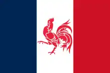 Flag of rattachism (used, inter alia, by Rassemblement Wallonie France).