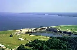 Walter F. George Lake located on the border between Georgia and Alabama.  Senator Walter F. George '01, served in the United States Senate, 1922–57 and is the namesake of Mercer Law School.  The lake was named in his honor in 1958.