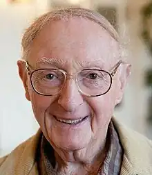 old man aged 100, smiling broadly