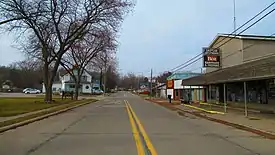 Looking northwest along Waltz Road