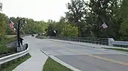 Roadway crossing the Huron River