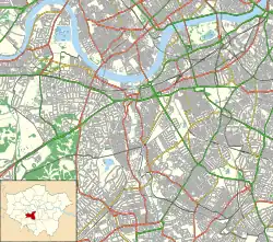 Tooting Bec Hospital is located in London Borough of Wandsworth