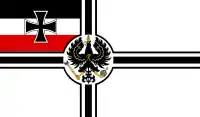 The final design for the North German war ensign (1867).