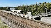 Platforms viewed from footbridge