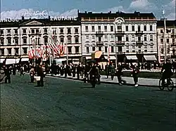 Piłsudski Square in Warsaw 1939