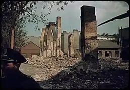 Warsaw after German bombardment in September 1939