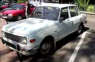 Early Wartburg 353 with chrome grille and bumper