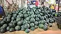 Watermelon out for sale in Maa Kochilei Market, Rasulgarh, Odisha, India