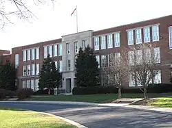 North façade of Waynesboro High School