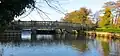 Staithe weir gates and footbridge, Bungay