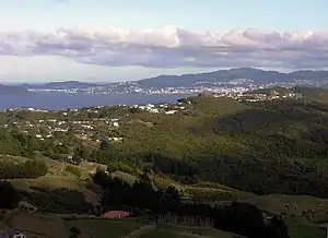 View toward Wellington from the top of Normandale Road