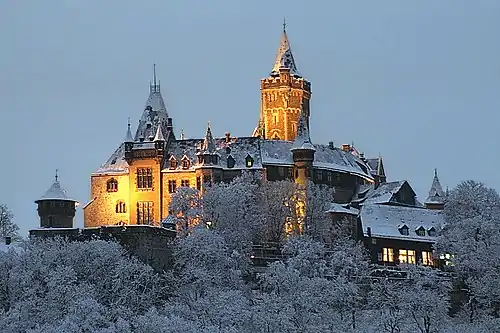 Photograph of a castle