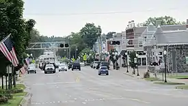 Downtown West Branch along Houghton Avenue