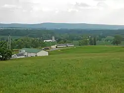 View south toward York County