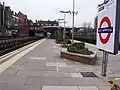 West Hampstead tube station, looking towards Kilburn, 18 April 2008.