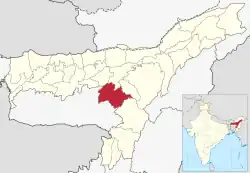 Location in Assam