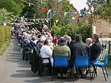 Street party in West Keal Road, 29 April 2011, organised to celebrate the marriage of Prince William and Miss Catherine Middleton