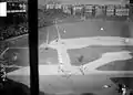 Cubs score a run in 1908.