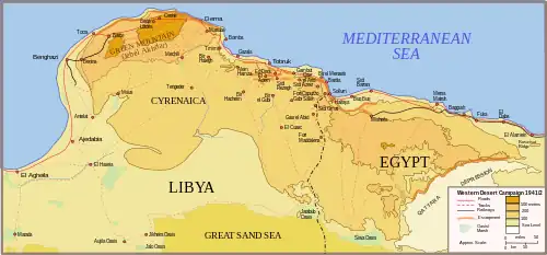 Western Desert Battle Area 1941