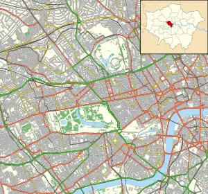 Park Lane is located in City of Westminster