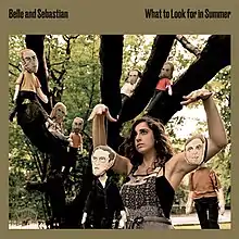 The cover for Belle and Sebastian's 2020 live album, "What to Look for in Summer"