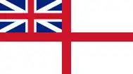 British Navy White Ensign 1707–1801