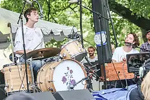 Whitney performing at the Pitchfork Music Festival at Union Park in Chicago on July 15, 2016