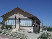 Atchison, Topeka and Santa Fe Railway section house in Wickenburg, Arizona.