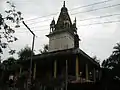 A view of the Shringirishi Temple in Baruasagar from outside