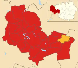 2010 results map