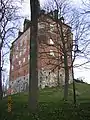 Backside of Vik Castle, near the lake shore (2005)