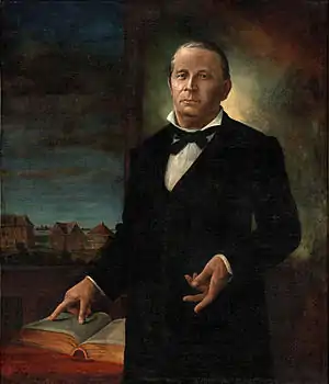 A portrait of William Carey Crane