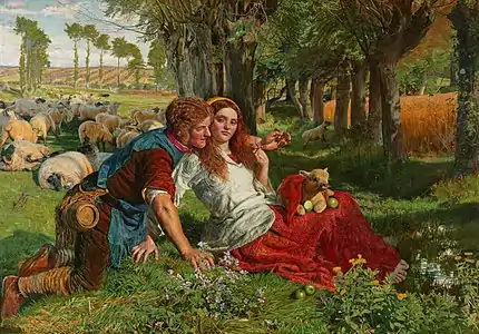 William Holman Hunt  The Hireling Shepherd  1851