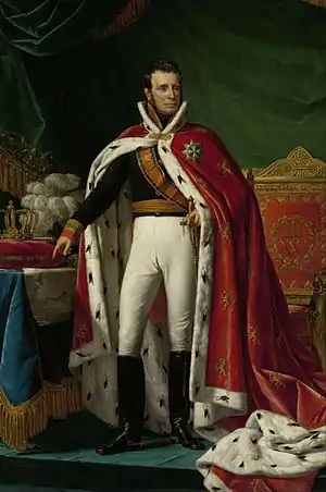 William I of the Netherlands by Joseph Paelinck, Rijksmuseum, 1819