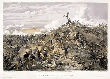 Attack on the Malakoff by William Simpson