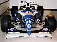 Damon Hill's #0 Williams FW16 from 1994 season in display