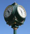 The town clock