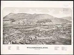 Print of Williamstown from the 1880s