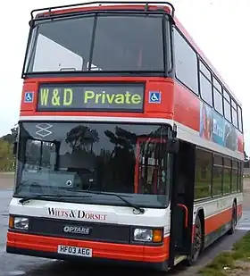 Optare Spectra in Bournemouth in April 2005