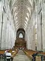 Winchester cathedral, nave looking east