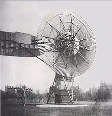 Image 35Charles F. Brush's windmill of 1888, used for generating electric power. (from Wind power)