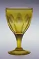 Wine glass, blown glass, 1850–80