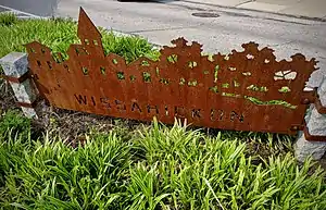 Wissahickon neighborhood gateway sign