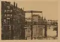 Bridge in Rapenburg, 1911