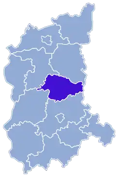 Location within the voivodeship