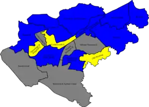 2007 results map