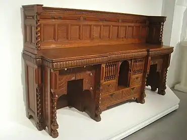 Sideboard (1868), designed by Thomas Jeckyll, Wolfsonian-FIU Museum, Miami Beach, Florida.