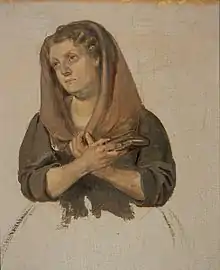 Woman Clasping the Bible, The Stirling Smith Art Gallery & Museum