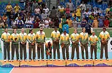 Image 45Brazil women's national volleyball team, 2007. (from Sport in Brazil)