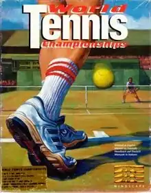 European boxart using the title "World Tennis Championship"